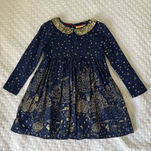Mini Boden woodland sequin dress